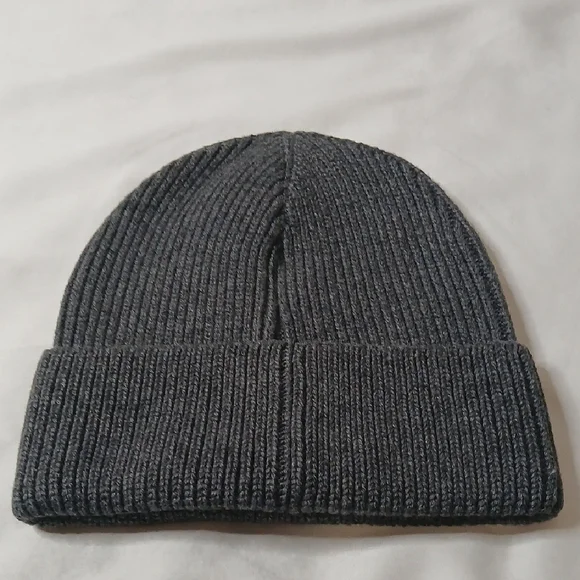Canada Goose Charcoal Ribbed Beanie - Picture 2 of 3